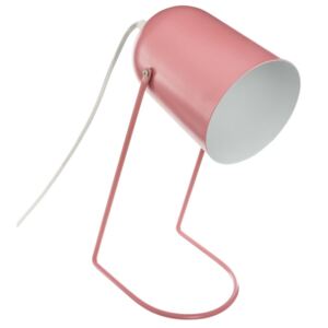 Lampka stołowa na melowej podstawie DOLLI, 30 cm, różowa