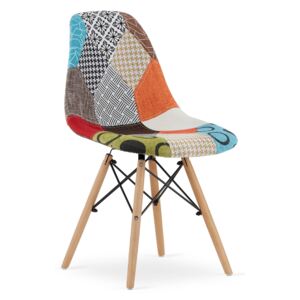 Krzesło tapicerowane MIKA 3335 patchwork / 4 sztuki