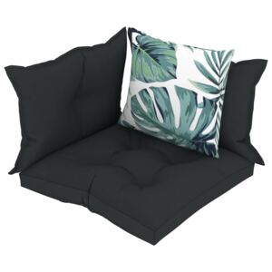 Poduszki na sofę z palet, 4 szt., antracytowe, tkanina