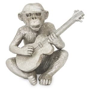 Figurka małpki z gitarą Gline