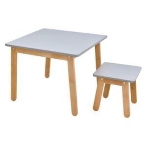 Woody table&stool gray Woody stolik krzesełko KOLOR GRAY Bellamy