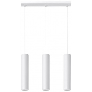 Lampa Wisząca LAGOS 3 Biały SOLLUX