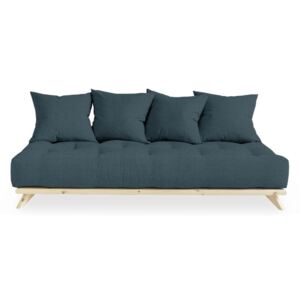 Sofa z ciemnoniebieskim obiciem Karup Design Senza Natural/Deep Blue