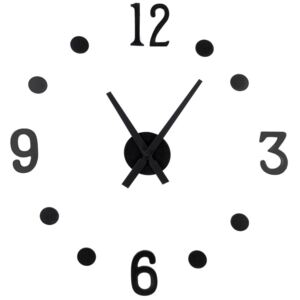 Zegar ścienny SEGNALE Zrób To Sam, czarny, 40 cm