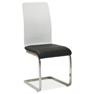 Krzesło H-791 Czarne/Białe