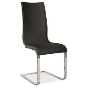 Krzesło H-668 czarne/biały tył Signal