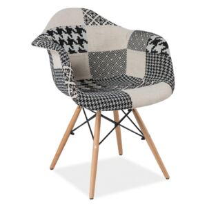 Krzesło DENIS B patchwork
