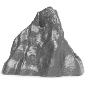 Świecznik Stone mały czarne aluminium