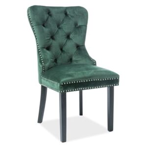 Krzesło AUGUST velvet zielone