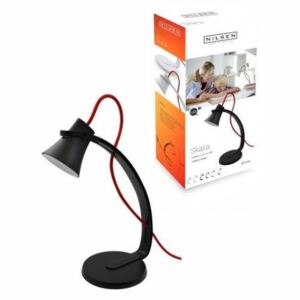 Lampka biurkowa LED INQ Nilsen Skara PX006, czarna, 3,2 W