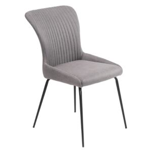 Tapicerowane krzesło na metalowych nogach K341