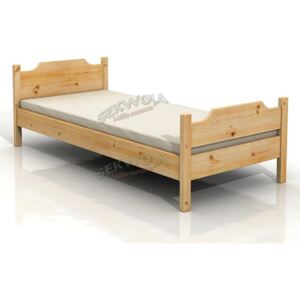 Łóżko z litego drewna Sekwoja