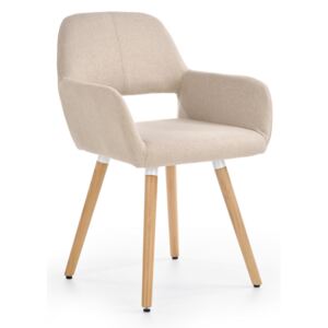 Tapicerowane krzesło do jadalni w stylu skandynawskim K283