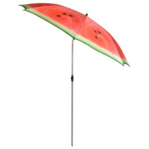 Esschert Design Parasol Watermelon, 184 cm, czerwono-zielony, TP262