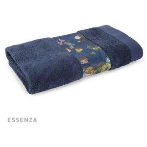 Ręcznik Essenza Home Fleur niebieski 140 cm