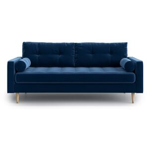 Sofa Esme II pikowana 3-osobowa, Navy Blue