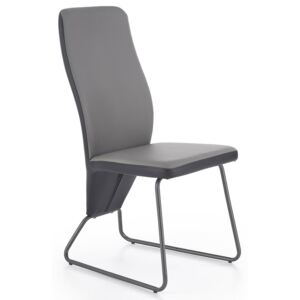 Krzesło ELIOR Asper, szare, 57x45x96 cm
