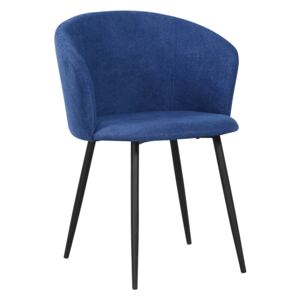 Krzesło tapicerowane SOPHY niebieskie