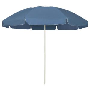 Parasol plażowy, niebieski, 240 cm