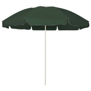 Parasol plażowy, zielony, 240 cm