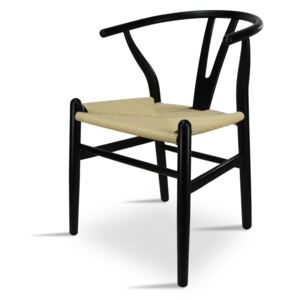 Nowoczesne krzesło do jadalni K 1050 - kolor czarny