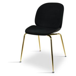 Krzesło tapicerowane K 1053 - kolor czarny