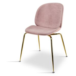 Krzesło tapicerowane K 1053 - kolor różowy