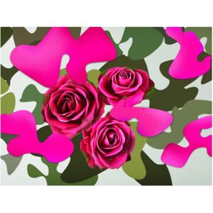 Fototapeta HD Różowe moro róże, 250x193 cm