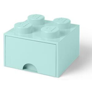 Miętowy kwadratowy pojemnik LEGO®
