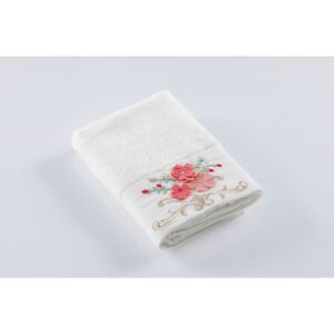 Kremowy ręcznik z bawełny Bella Maison Valerio, 50x90 cm