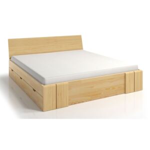 Drewniane łóżko z szufladami Verlos 6X - 5 rozmiarów