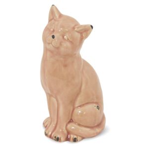 Rzeźba różowy kot Sovi 21 cm