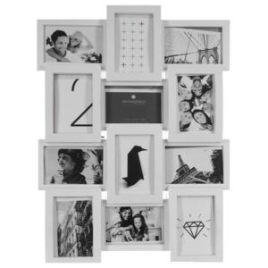 Ramki do zdjęć tworzące kompozycję ATMOSPHERA, białe, 60x45 cm
