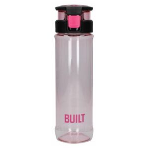 BUILT Flip Top Butelka na wodę z tritanu 740 ml (różowa)