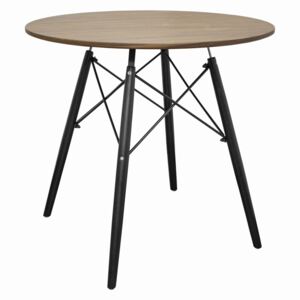 Okrągły stolik w stylu skandynawskim NARFI 3579 jesion 80cm