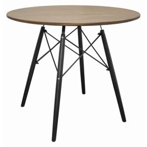 Okrągły stolik w stylu skandynawskim NARFI 3583 jesion 100cm