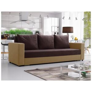 Klasyczna kanapa sofa Mojito brąz