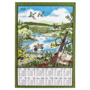 Forbyt Tekstylny kalendarz 2016 Myśliwość, 45 x 65 cm