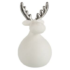 Dekoracyjny szklany renifer J-Line Reindeer Xmas