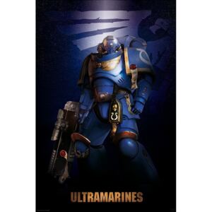 Plakat, Obraz Warhammer 40k - Ultramarine, (61 x 91,5 cm)