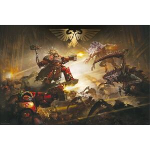 Plakat, Obraz Warhammer 40k - The Battle of Baal, (91,5 x 61 cm)
