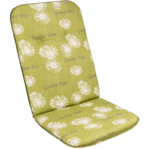 Poduszka na wysokie krzesło SCALA HOCH zielony kwiat 30368-211