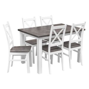 Stół z krzesłami do kuchni jadalni Z062