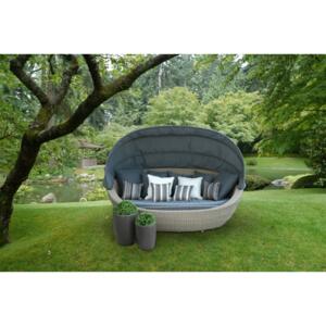 Sofa ogrodowa z zadaszeniem Cloud Miloo ML5413, Kolor: Jasno szary