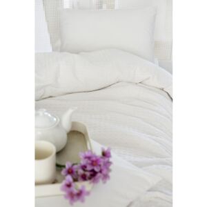 Biała lekka narzuta na łóżko Pure, 200x240 cm