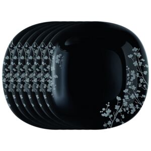 Luminarc Komplet talerzy płytkich Ombrelle 27 cm, 6 szt., czarny