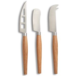 Zestaw noży kuchennych do sera ZELLER, 3 elementy