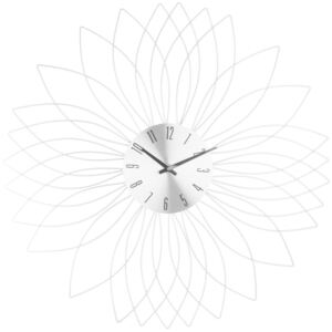 Zegar ścienny ATMOSPHERA CREATEUR D'INTERIEUR, srebrny, 50x4x50 cm