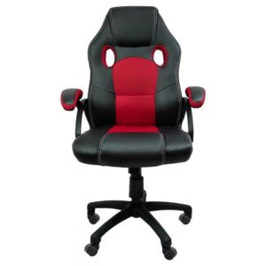 Fotel obrotowy gamingowy X6 ENG RED
