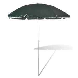 Parasol plażowy, zielony (180cm)
